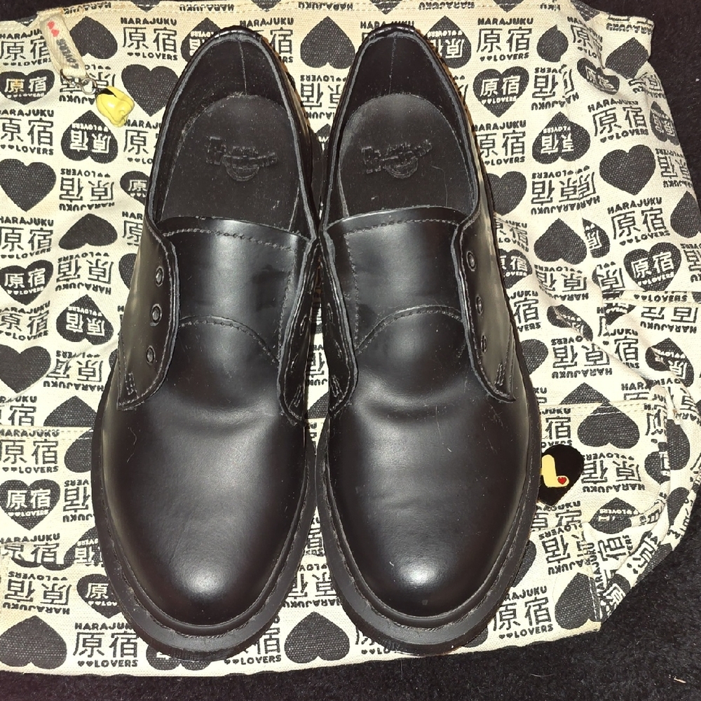 Dr. Martens Black Leather Oxfords